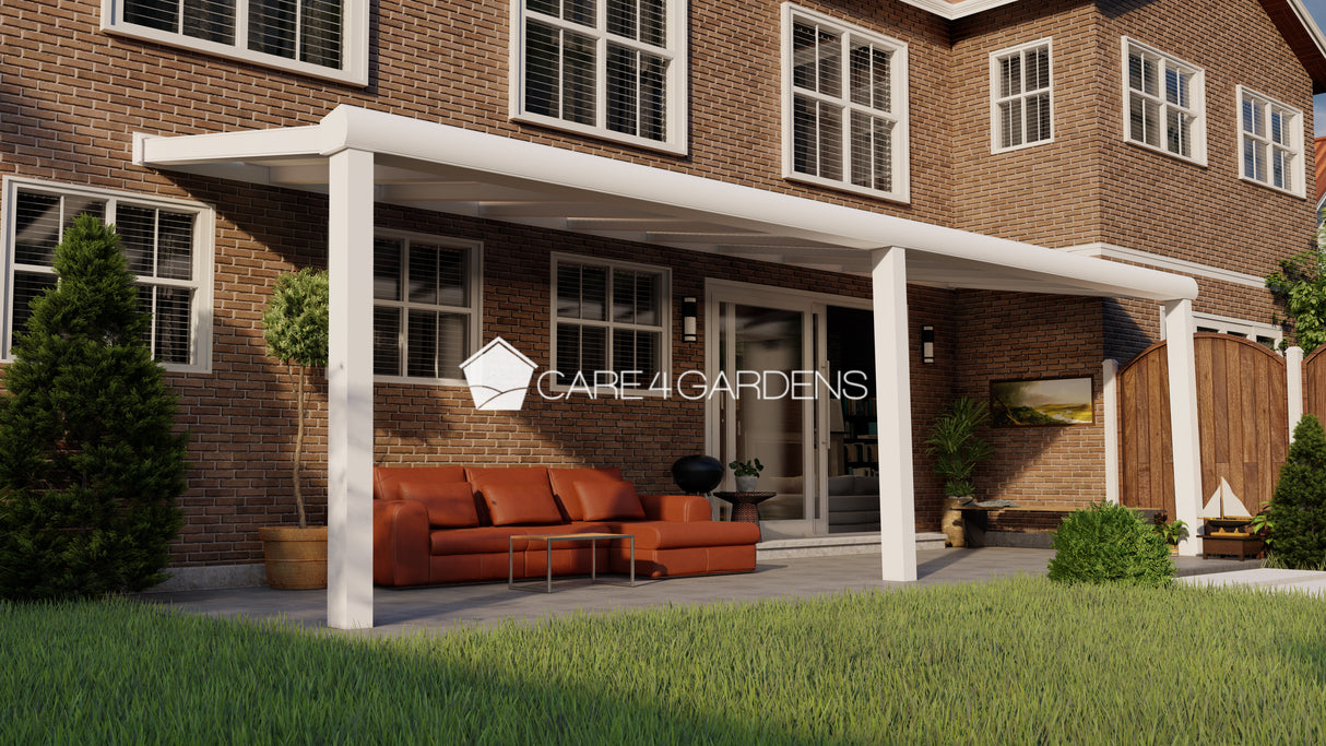 Terrasoverkapping 10,06 Meter Breite x 4 Meter Tiefe