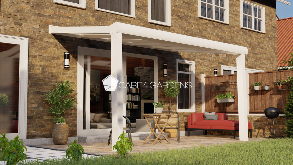 Terrasoverkapping 5,06 Meter Breite x 5 Meter Tiefe