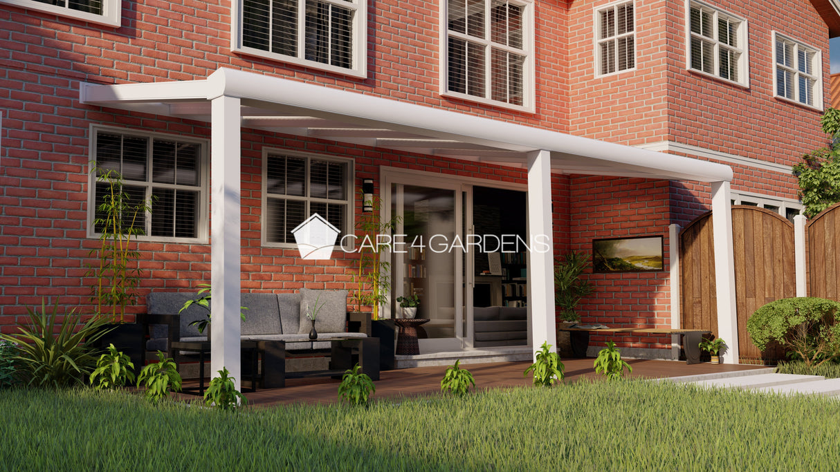 Terrasoverkapping 8,06 Meter Breite x 5 Meter Tiefe