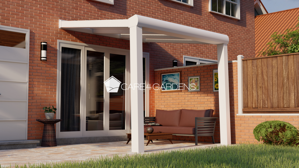 Terrasoverkapping 3,06 Meter Breite x 2 Meter Tiefe