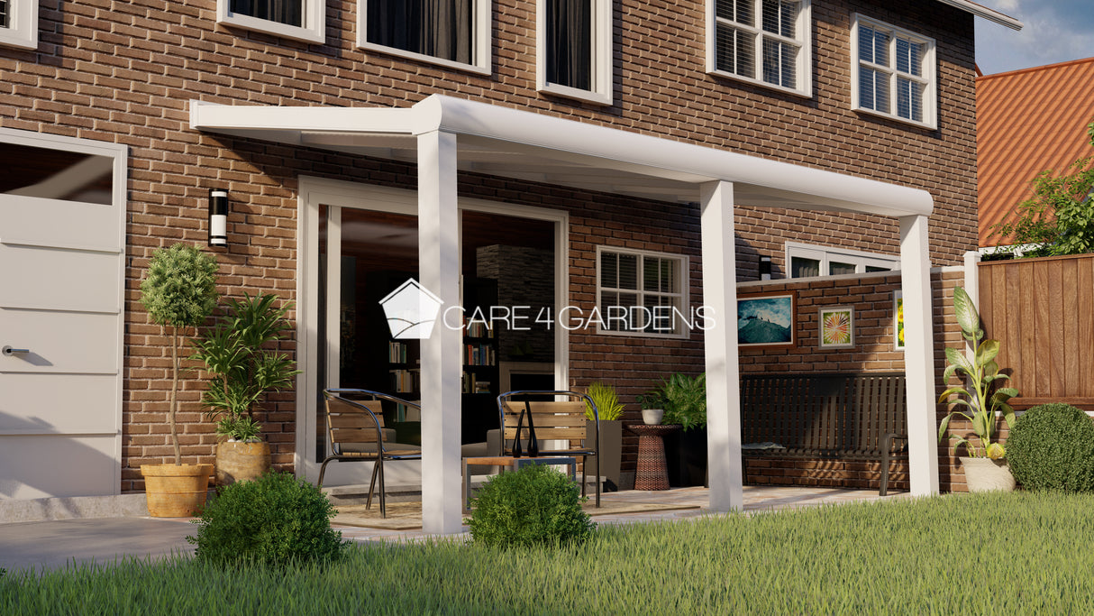 Terrasoverkapping 6,06 Meter Breite x 3,5 Meter Tiefe