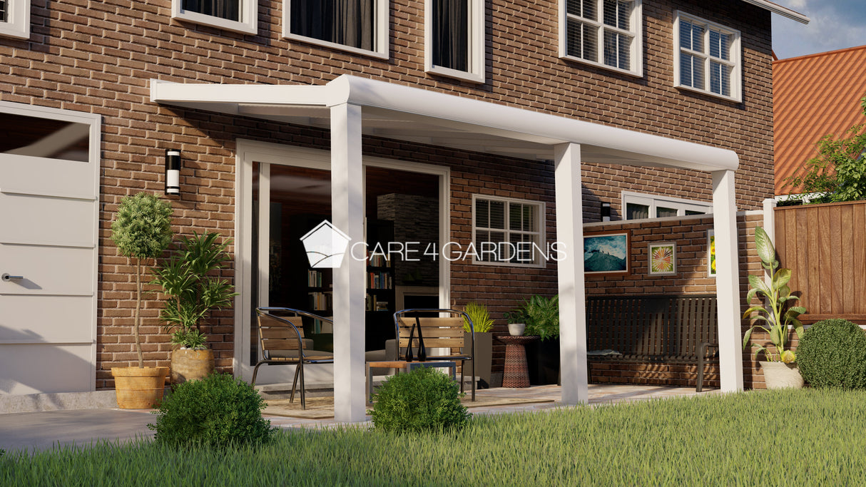 Terrasoverkapping 6,06 Meter Breite x 4,5 Meter Tiefe